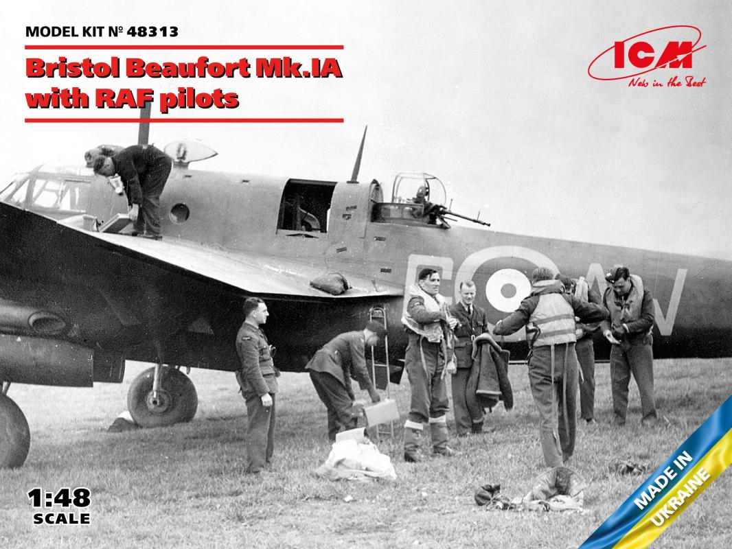 4823044409518 - Bristol Beaufort MkIA with RAF pilots