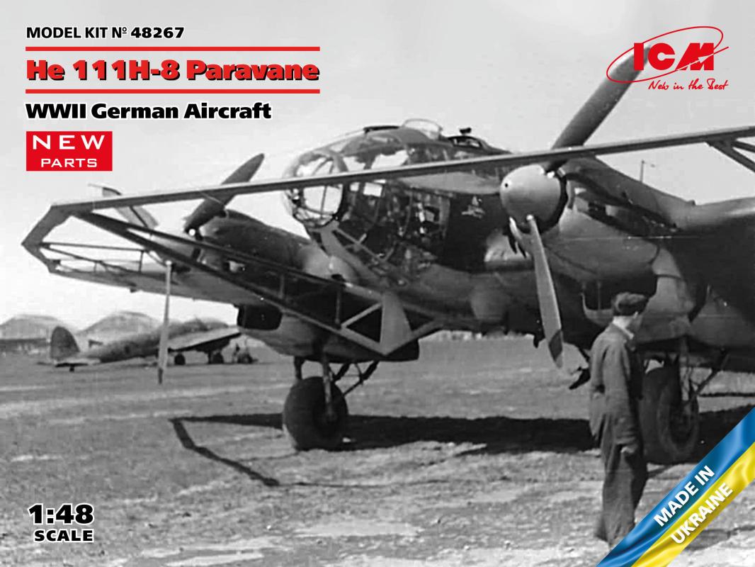 4823044409525 - Heinkel He 111 H-8 Paravane - WWII German Aircraft