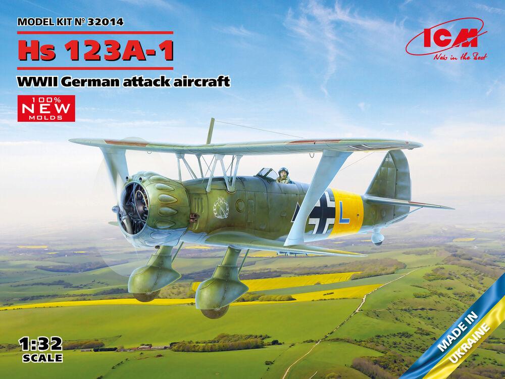 4823044409655 - Henschel Hs 123A-1 - WWII German attack aircraft