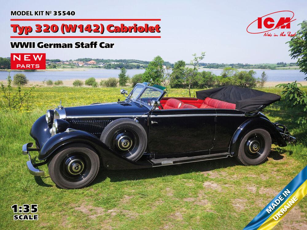 4823044409716 - Typ 320 (W142) Cabriolet - WWII German Staff Car