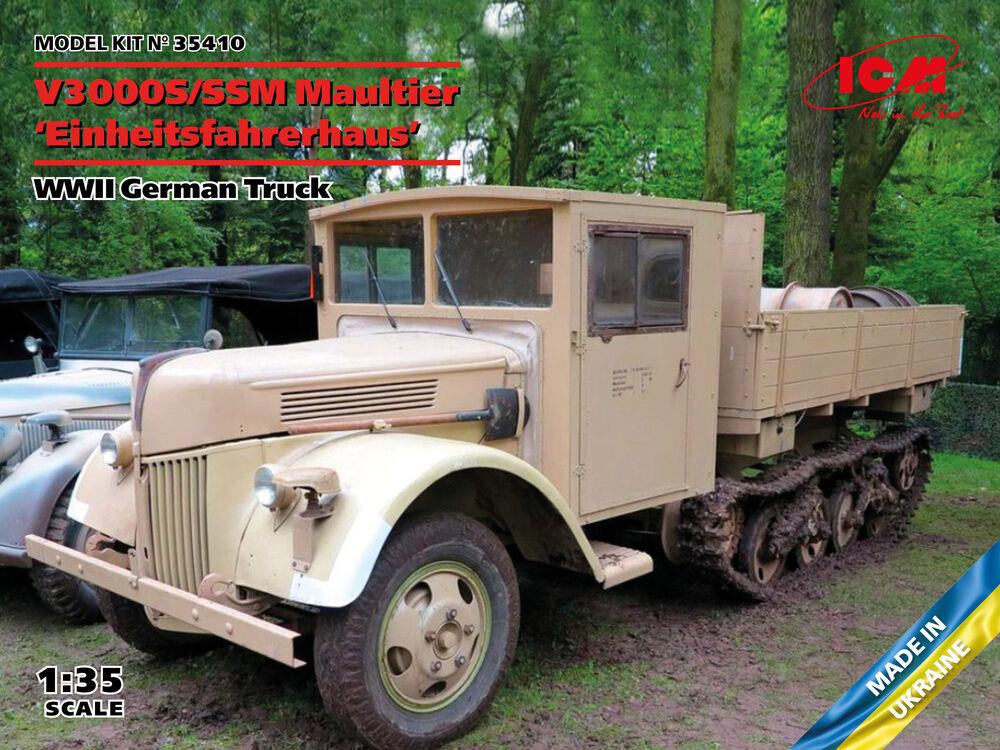 4823044409730 - V3000S SSM Maultier Einheitsfahrerhaus - WWII German Truck