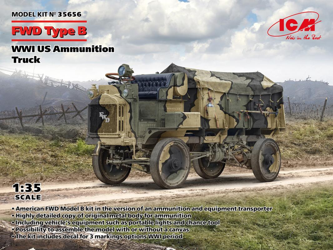 4823044410200 - FWD Type B WWI US Ammunition Truck