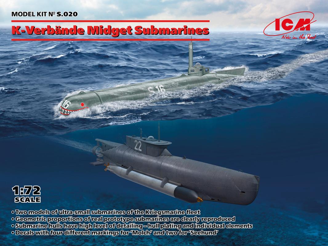 4823044410262 - K-Verbände Midget Submarines (Seehund and Molch)