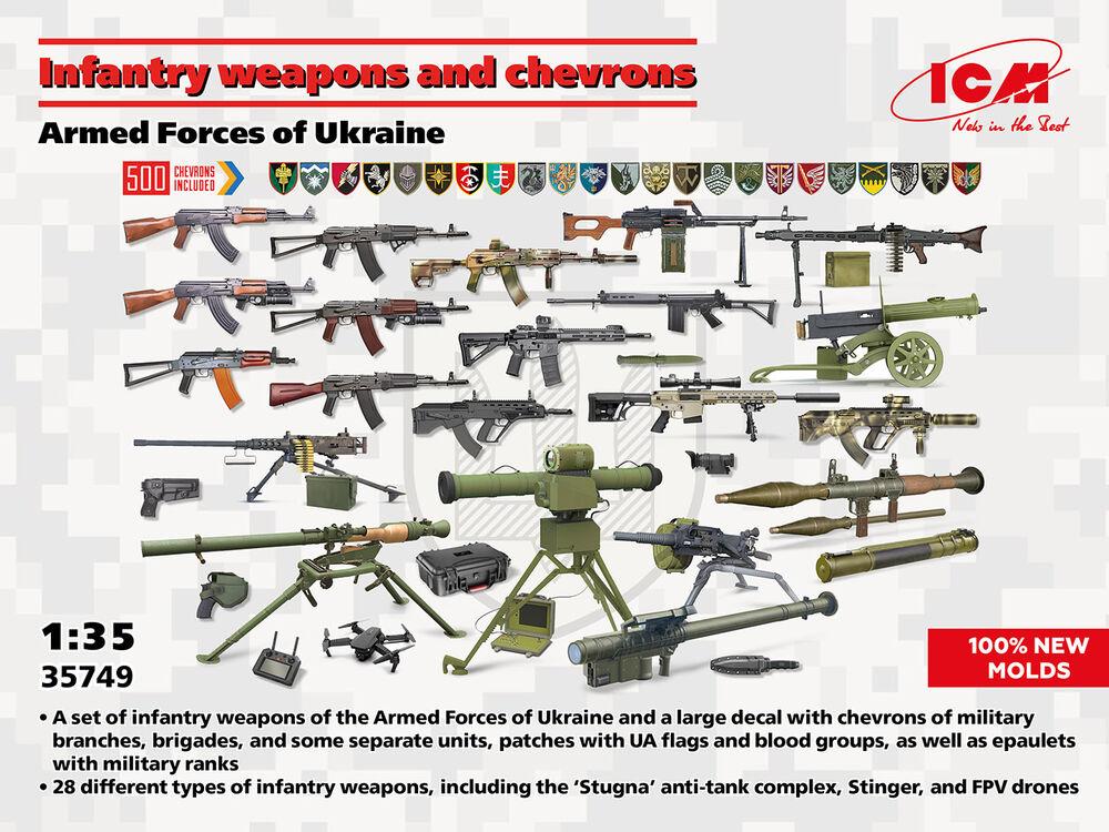 4823044410477 - Infantry weapons and chevrons of the Armed Forces of Ukraine (100% new molds)