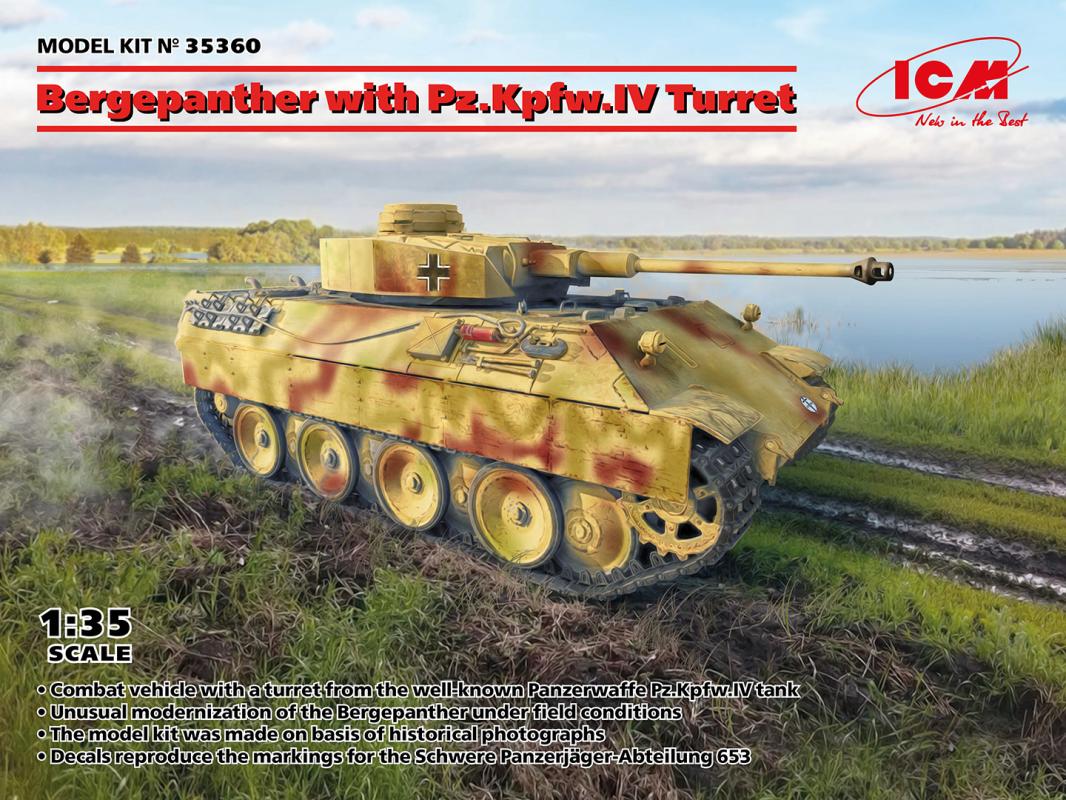 4823044410576 - Bergepanther with PzKpfwIV Turret