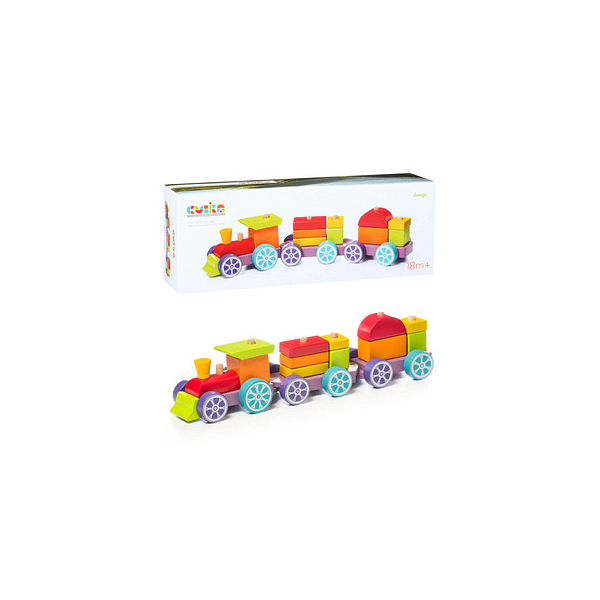 4823056512923 - Regenbogen Expresszug Lernspielzeug 4823056512923 CUBiKA