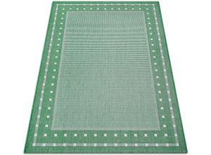 4823057992007 - Teppich HOME AFFAIRE Belz Teppiche Gr B L 240 cm x 340 cm 5 mm 1 St grün Esszimmerteppiche Flachgewebe Sisal-Optik meliert mit Bordüre pflegeleicht Scandi