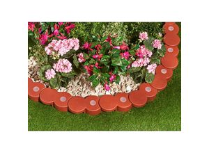 4835002607300 - Buri - led Solar Beetbegrenzung Palisade 205m Rasenkante Beetumrandung Gartendeko