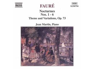 4891030507944 - Nocturnes 1-6 Thema+Variation - Jean Martin (CD)