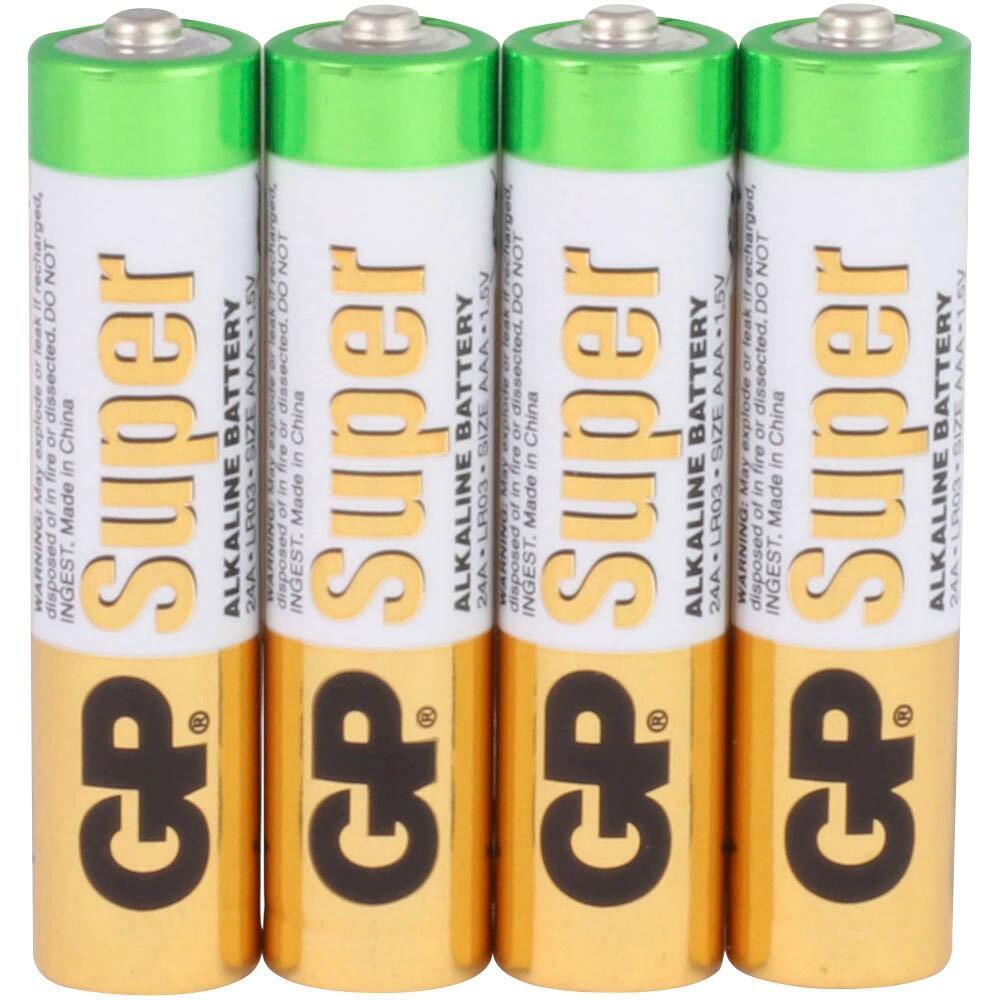 4891199000058 - Gp Batteries - GP24A 4  LR03 Micro (AAA)-Batterie Alkali-Mangan 15 v 4 St