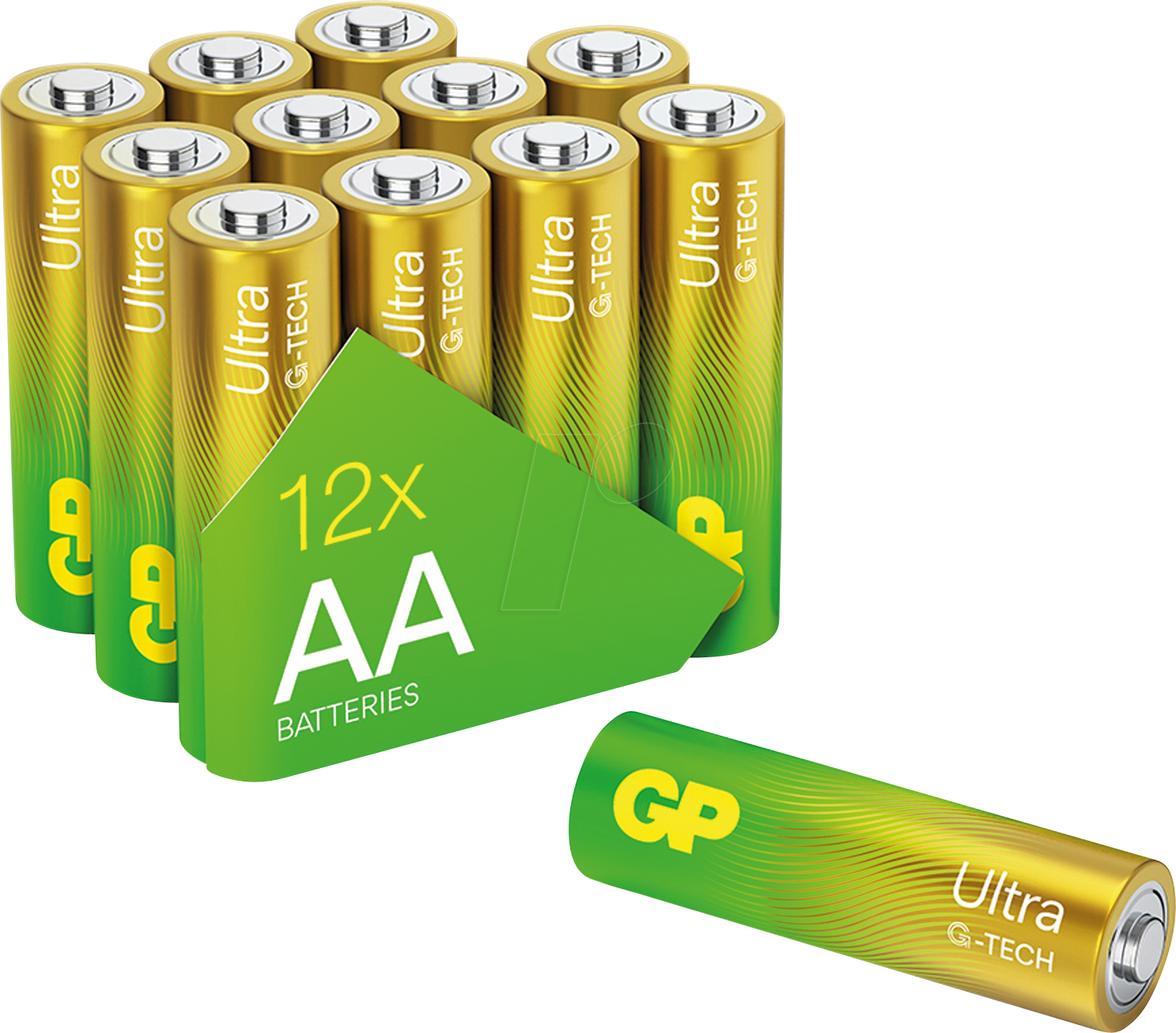 4891199082931 - GP U12 AA - Ultra Alkaline Batterie AA (Mignon) 12er-Pack