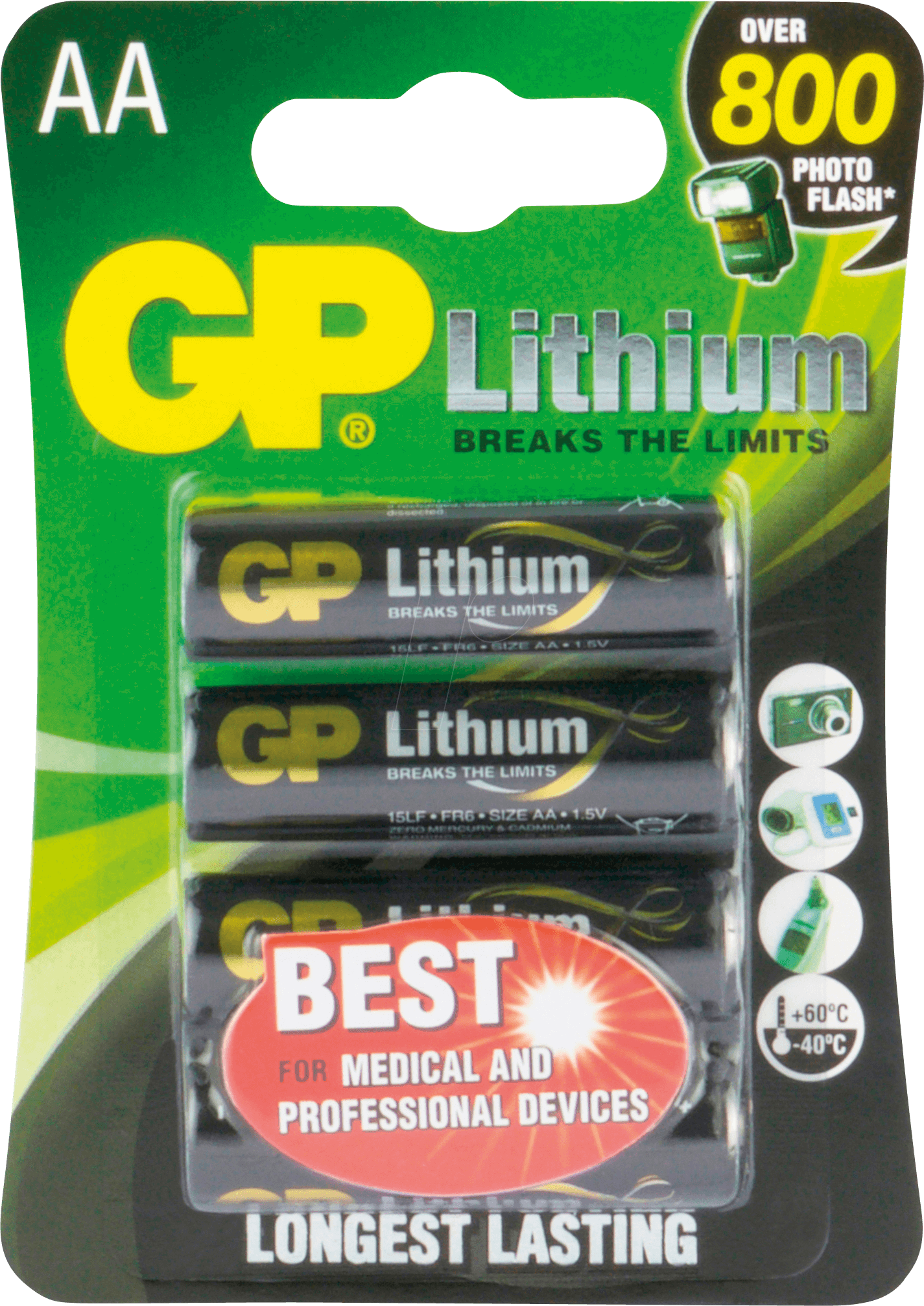 4891199134562 - GP LI4 AA - Lithium Batterie AA (Mignon) 4er-Pack