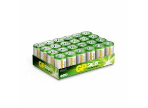 4891199201639 - Battery 14A-S24   LR14   c - Super Alkaline Batterie Half Torch c (Packung mit 24 Stück) - GP