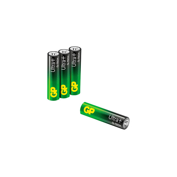 4891199203985 - GP UP4 AAA - Ultra Plus Alkaline Batterie AAA (Micro) 4er-Pack