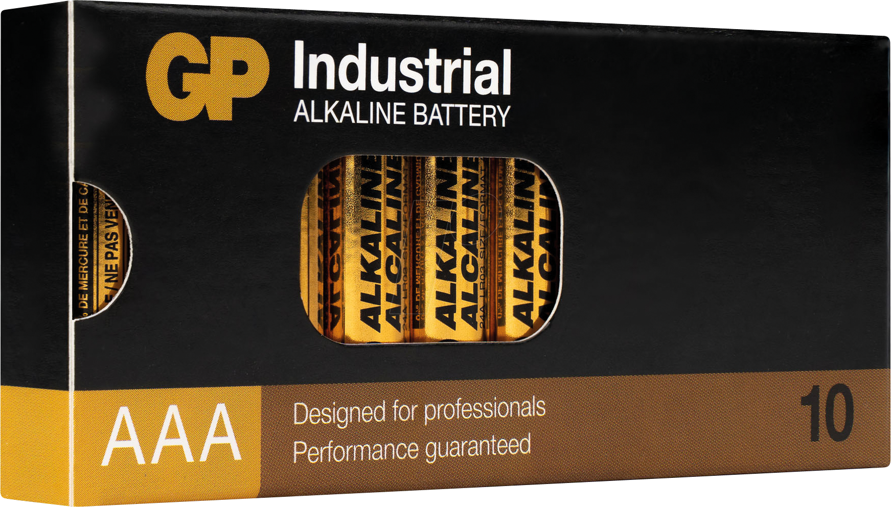 4891199214493 - GP IND10 AAA - Industrie Alkaline Batterie AAA (Micro) 10er Pack