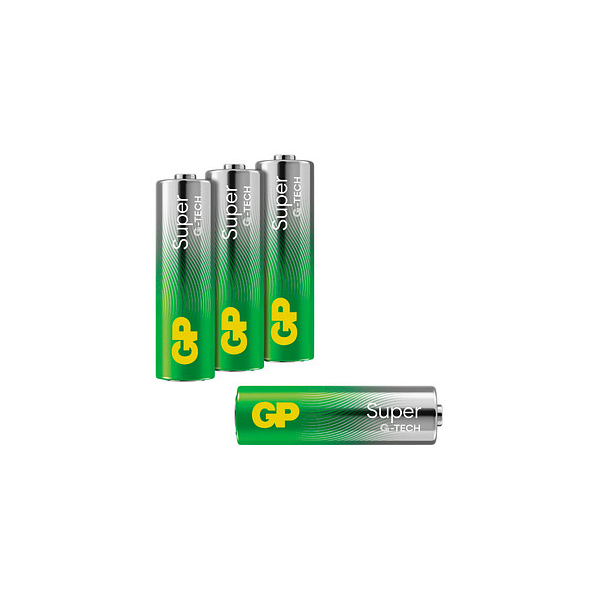 4891199216763 - GP S4 AA - Super Alkaline Batterie AA (Mignon) 4er-Pack