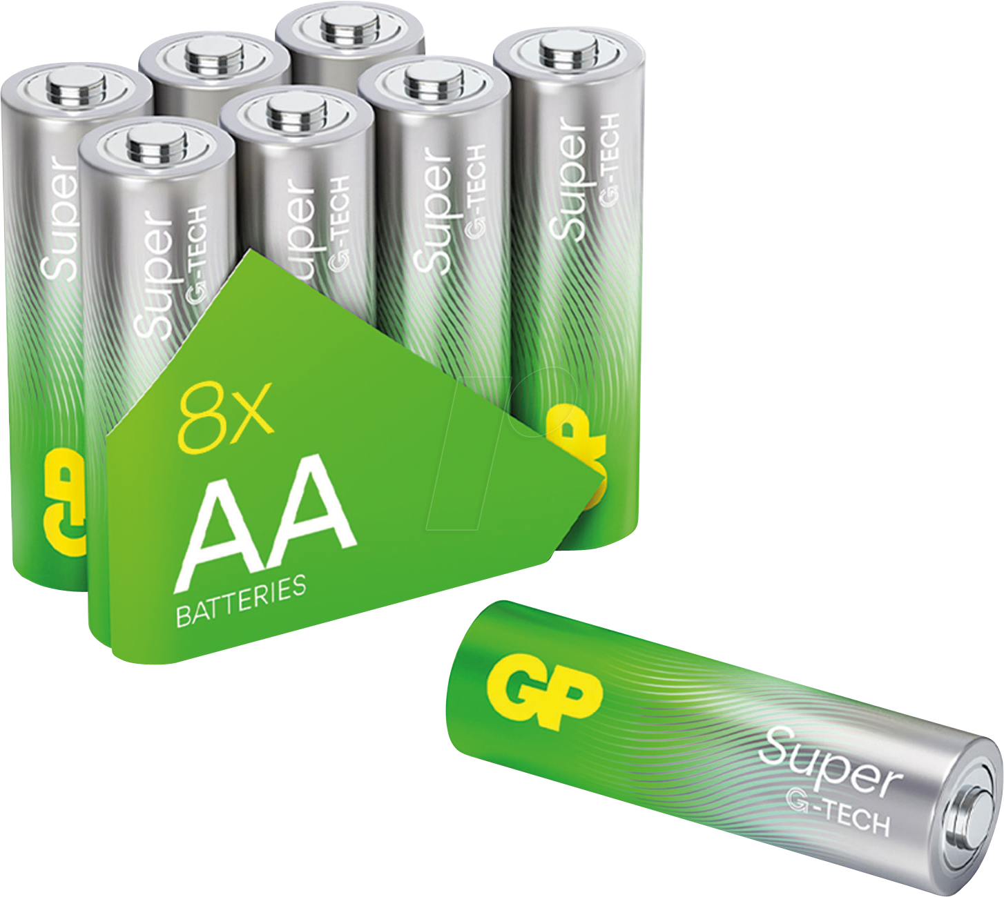 4891199217258 - GP S8 AA - Super Alkaline Batterie AA (Mignon) 8er-Pack