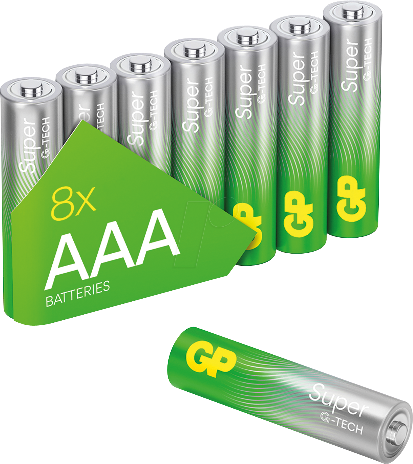 4891199218378 - GP S8 AAA - Super Alkaline Batterie AAA (Micro) 8er-Pack