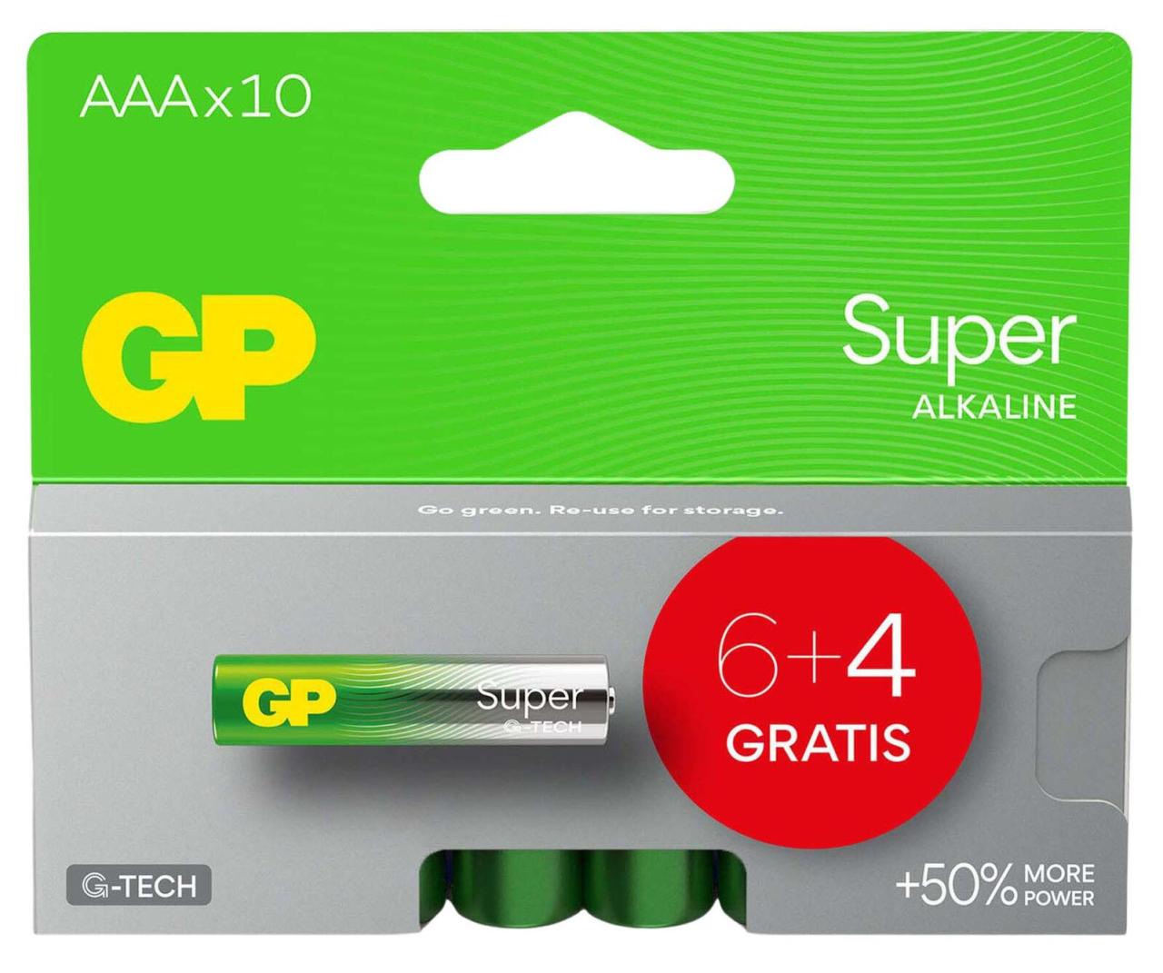 4891199224997 - 6 + 4 GRATIS 6 Batterien SUPER Micro AAA 15 V + GRATIS 4 St