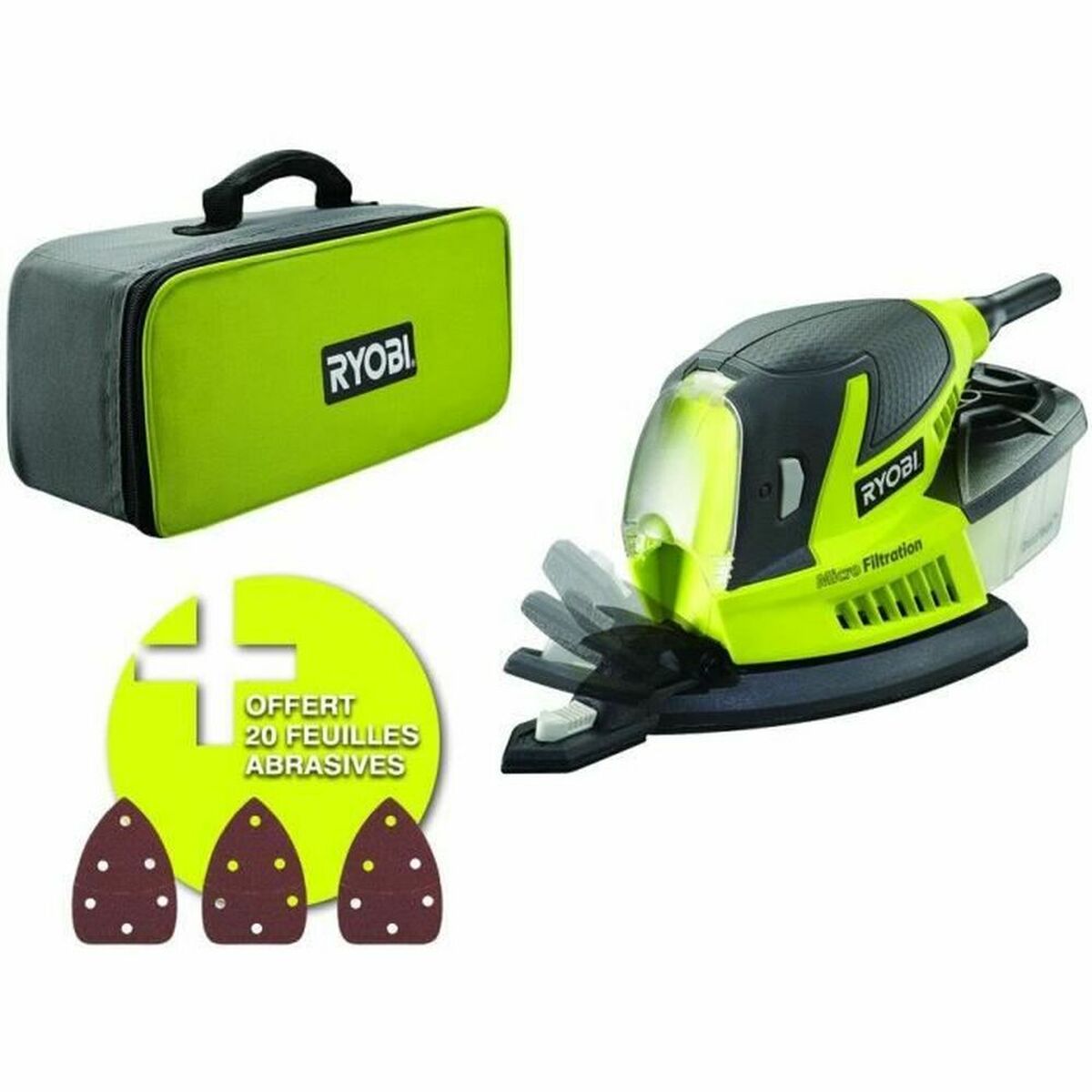 4892210150820 - Random orbital sander Triangular 100 W