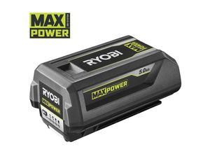 4892210207630 - Lithium-Akku RY36B50B max power 36V 5Ah Li-Ion-Akku Ersatzakku Batterie Lithium-Akku mit Einzellenüberwachung - Ryobi