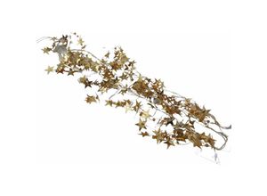 4893299036678 - Buri - led Sternen Lichterkette 1m in Gold oder Kupfer - gold