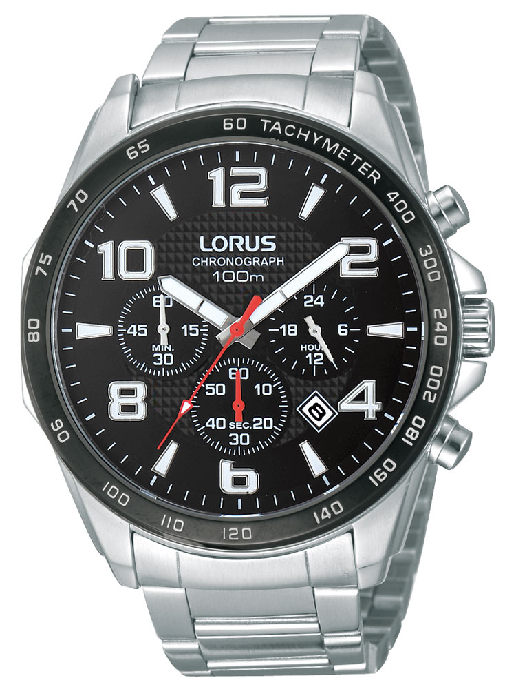 4894138316869 - Chronograph LORUS RT351CX9 Armbanduhren silberfarben Herren Quarzuhren Armbanduhr Quarzuhr Herrenuhr Stoppfunktion bis 10 bar wasserdicht