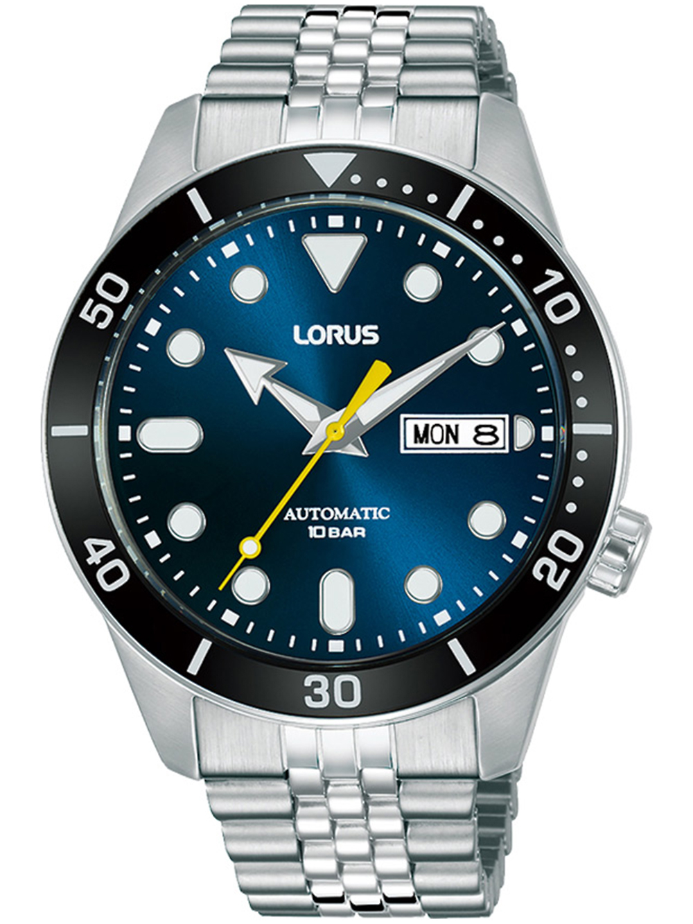 4894138348099 - Automatikuhr LORUS Automatik RL449AX9 Armbanduhren blau (silberfarben) Herren Automatikuhren