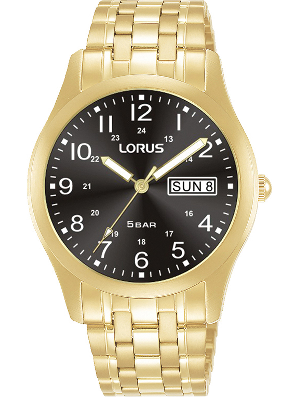 4894138351273 - Quarzuhr LORUS RXN76DX9 Armbanduhren goldfarben Damen Quarzuhren Armbanduhr Herrenuhr Damenuhr Datum Edelstahlarmband