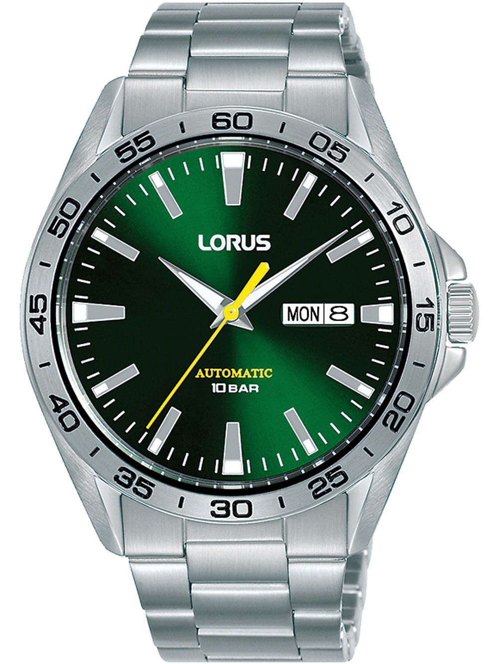 4894138353994 - Automatikuhr LORUS RL483AX9 Armbanduhren silberfarben Herren Automatikuhren Armbanduhr Herrenuhr Datum Edelstahlarmband bis 10bar wasserdicht