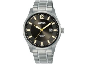 4894138361388 - Quarzuhr LORUS Sports Armbanduhren silberfarben (titansilberfarben braun) Herren Armbanduhr Damenuhr Herrenuhr analog Tag