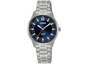 4894138361401 - Quarzuhr LORUS Sports Armbanduhren silberfarben (titansilberfarben blau) Damen Armbanduhr Damenuhr analog Mineralglas