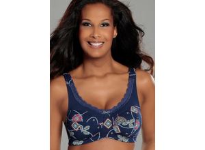 4894412026804 - Große Größen PETITE FLEUR Entlastungs-BH marine Gr85D