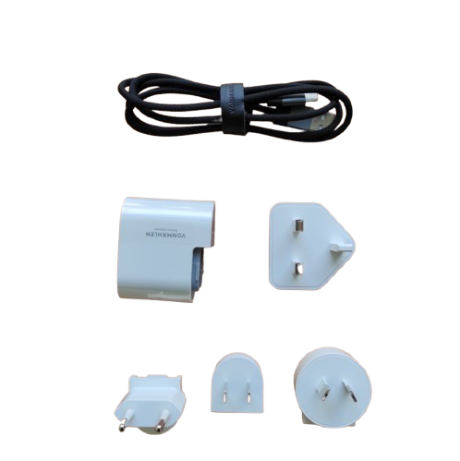 4894461858111 - Universelles Reiseladegerät-Set mit 4 internationalen Adaptern und USB-C-Kabel - Schnellladegerät - 100-240V - Kompakt & tragbar 4894461858111 - Universelles Reiseladegerät-Set mit 4 internationalen Adaptern und USB-C-Kabel - Schnellladegerät - 100-240V - Kompakt & tragbar