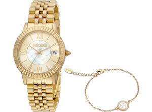 4894626120947 - Quarzuhr JUST CAVALLI TIME Regali JC1L171M0045 Armbanduhren goldfarben Damen Quarzuhren