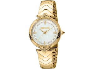 4894626186769 - Quarzuhr JUST CAVALLI TIME JC LUCE JC1L238M0065 Armbanduhren goldfarben Damen Quarzuhren