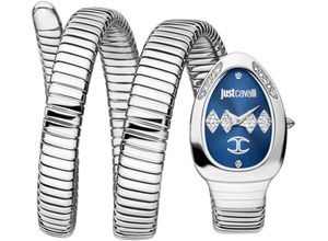 4894626214905 - Quarzuhr JUST CAVALLI TIME Vezzoso JC1L230M0025 Armbanduhren silberfarben Damen Quarzuhren