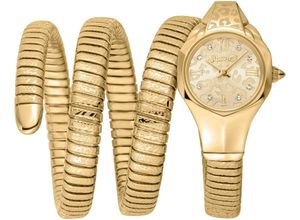 4894626233197 - Quarzuhr JUST CAVALLI TIME Ravenna JC1L271M0025 Armbanduhren goldfarben Damen Quarzuhren