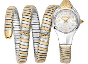 4894626233227 - Quarzuhr JUST CAVALLI TIME Ravenna JC1L271M0055 Armbanduhren goldfarben (silberfarben goldfarben) Damen Quarzuhren