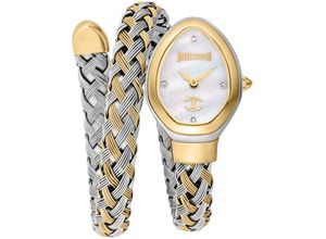 4894626233340 - Quarzuhr JUST CAVALLI TIME Novara JC1L264M0055 Armbanduhren goldfarben (silberfarben goldfarben) Damen Quarzuhren