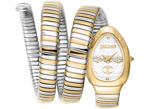 4894626233418 - Quarzuhr JUST CAVALLI TIME Cosenza JC1L232M0055 Armbanduhren goldfarben (silberfarben goldfarben) Damen Quarzuhren