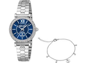 4894626234002 - Quarzuhr JUST CAVALLI TIME Varenna JC1L273M0045 Armbanduhren silberfarben Damen Quarzuhren