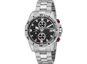 4894626266065 - Chronograph ROBERTO CAVALLI Uomo Sport III Armbanduhren silberfarben (silberfarben schwarz) Herren Quarzuhr Armbanduhr Herrenuhr Edelstahlarmband analog Tag