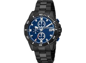 4894626266089 - Chronograph ROBERTO CAVALLI Uomo Sport III Armbanduhren schwarz (schwarz dunkelblau) Herren Quarzuhr Armbanduhr Herrenuhr Edelstahlarmband analog Tag