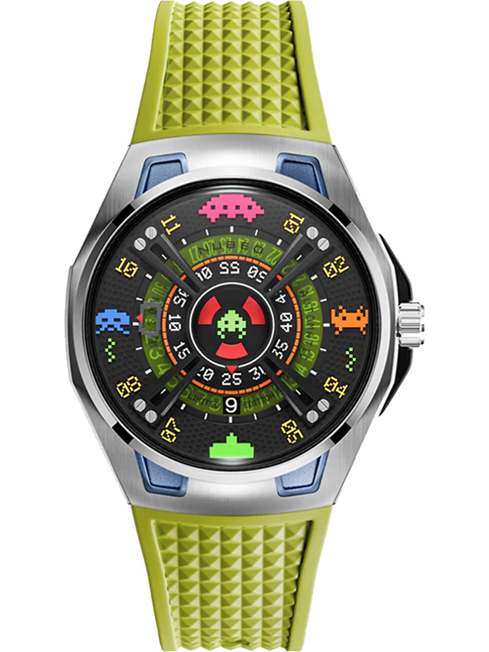 4894664209222 - NB-6099-SI-01 Herrenuhr Space Invaders Limited Edition Automatik 44mm 5ATM