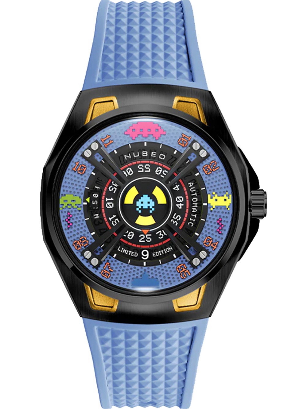 4894664209246 - NB-6099-SI-03 Herrenuhr Space Invaders Limited Edition Automatik 44mm 5ATM