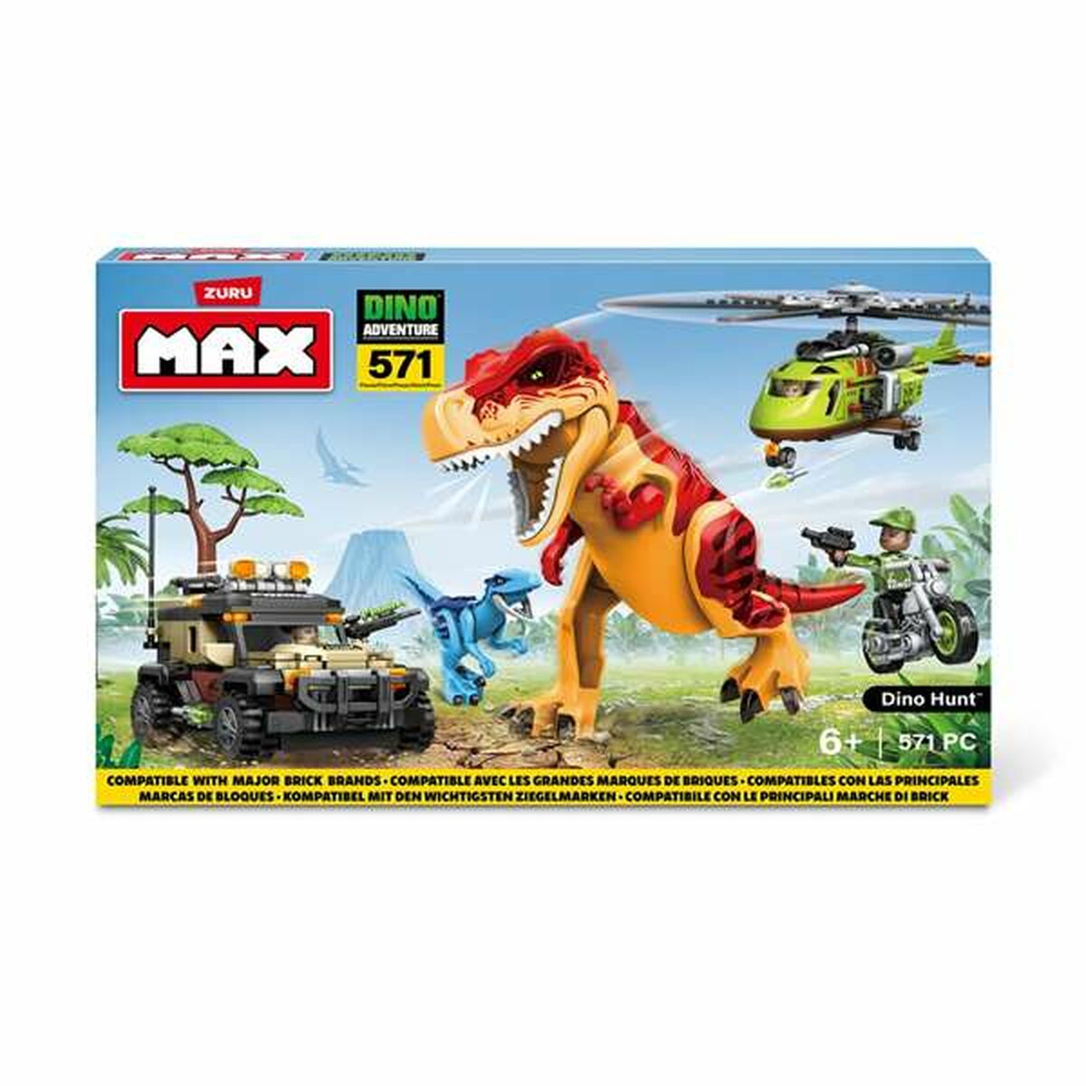 4894680029941 - Bauspiel + Figuren Max Dino 33 x 483 x 76 cm 592 Stücke