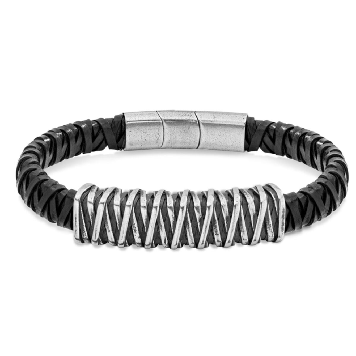 4894816016395 - Mens Bracelet PEJGB2112302 Leather 19 cm