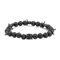 4894816016456 - Lavastein Armband Barbedwire für Herren