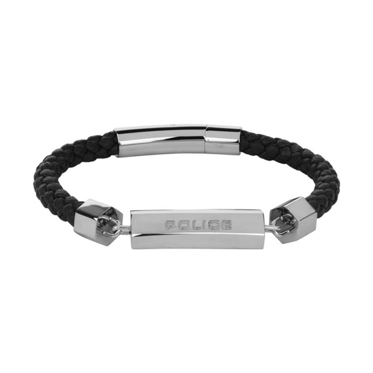 4894816047603 - Mens Bracelet Leather 19 cm